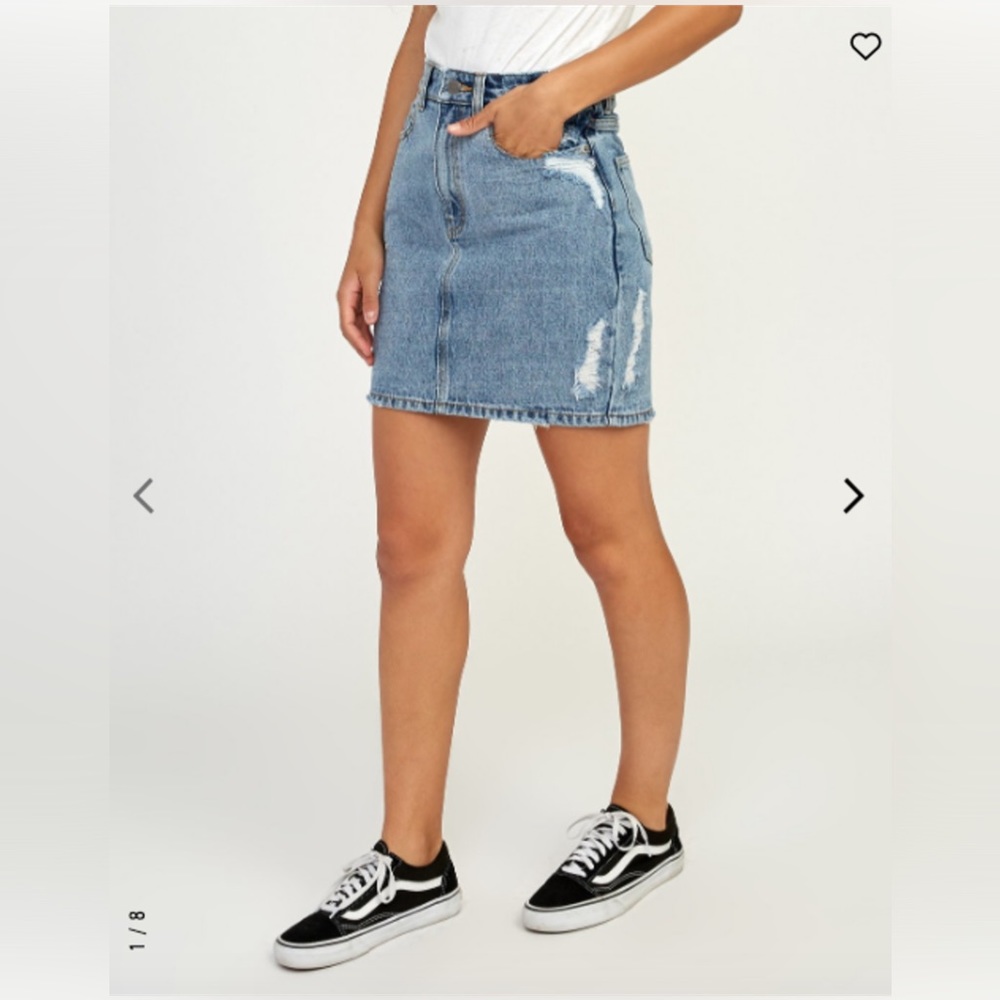 RCVA Denim Mini Skirt